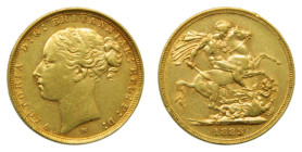 AUSTRALIA. 1883 M. Sovereign. (KM#7). Victoria. 7,97 gr. AU.
MBC+
