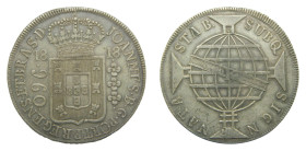 BRASIL. 1818 R. 960 reis. Rio de Janeiro (KM#307.3). 26,79 gr. AR.
MBC