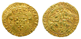 FRANCIA / FRANCE. Luis XI. 1461-1483. Écu d’or à la Couronne. Montpellier. AV. Dup. 539.
MBC-