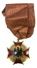 Cruz de cuello. Orden de Cisneros (1944). (P.G. 455). Cruz de Encomiendas.
EBC+