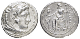 KINGS of MACEDON. Alexander III The Great.(336-323 BC).Tarsus.Tetradrachm. 

Obv : Head of Herakles right, wearing lion skin.

Rev : AΛΕΞΑΝΔΡΟΥ.
Zeus ...