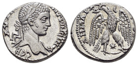 SYRIA. Seleucis and Pieria. Antioch. Elagabalus.(218-222).Tetradrachm.

Obv : AVT K M ANTWNЄINOC CЄB.
Laureate, draped and cuirassed bust right.
...