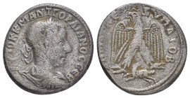 SELEUCIS & PIERIA. Antioch. Gordian III.(238-244). Tetradrachm.

Obv : ΑVΤΟΚ Κ Μ ΑΝΤ ΓΟΡΔΙΑΝΟC CЄΒ.
Laureate, draped and cuirassed bust left.

Rev : Δ...