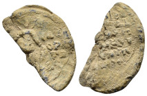 BYZANTINE LEAD SEAL.(Circa 7th-11th Century).Pb.

Weight : 9.2 gr
Diameter : 21 mm