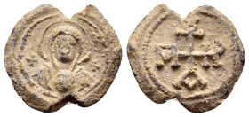 BYZANTINE LEAD SEAL.(Circa 10 th Century).Pb.

Weight : 7.6 gr
Diameter : 22 mm