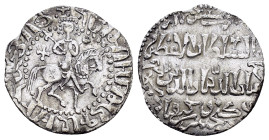 ARMENIA. Hetoum I.(1226-1270). Tram. Bilingual issue struck with Kaikhusraw. Sis.

Obv : Hetoum, with head facing and holding lis-tipped sceptre, on h...