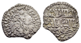 ARMENIA, Cilician Armenia.Hetoum I with Kaykhusraw II. (1236-1245). AR Half Tram.Sis.

Obv : Hetoum on horseback riding right, head facing, holding ...