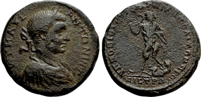 MOESIA INFERIOR. Nicopolis ad Istrum. Elagabalus (218-222). Ae. Novius Rufus, le...