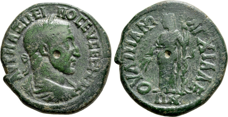 THRACE. Anchialus. Maximinus I Thrax (235-238). Ae. 

Obv: AVT MAΞIMINOC EVCEB...