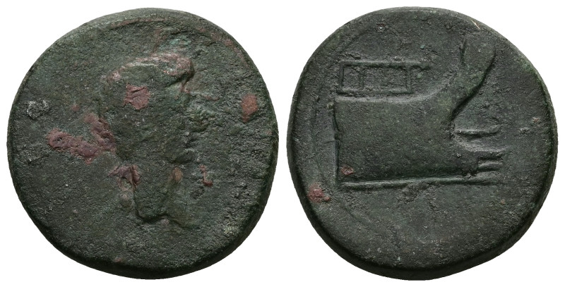Asia Minor, Uncertain (Gaul?). Augustus, 27 BC-AD 14. AE. 18.00 g. 28.59 mm.
Obv...