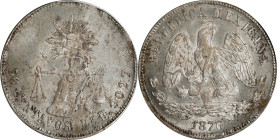 MEXICO. 50 Centavos, 1876-Pi H. San Luis Potosi Mint. PCGS MS-65.
KM-407.7. By far the finest certified at either service for this VERY SCARCE date a...