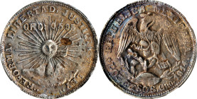 MEXICO. Guerrero. 2 Pesos, 1914-GRO. NGC AU-55.
KM-643. A popular Revolutionary issue, this lightly handled example features a mostly deep gray tone ...