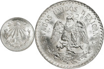 MEXICO. Peso, 1933/3-M. Mexico City Mint. PCGS MS-65.
KM-455. An attractive and VERY RARE overdate variety, this choice specimen features lustrous ar...