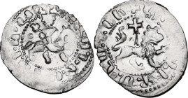 Kings of Armenia. Levon III (1301-1307). AR Takrarin. AR. 2.10 g. 22.00 mm. About VF.