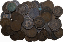 Lotto di centotredici (113) monete da 10 centesimi (106) e 5 centesimi (7) di Vittorio Emanuele II e Umberto I. CU.
