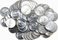 Lotto di settantasei (76) monete da 500 lire. AG. Tutte in alta conservazione.