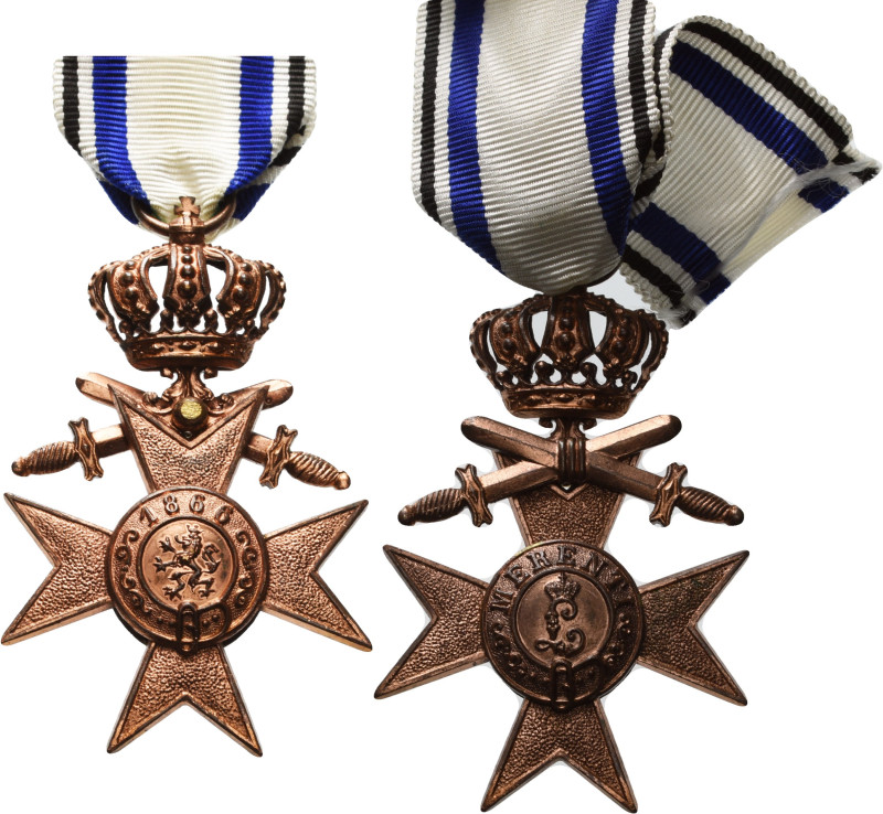 Orden deutscher Länder Bayern
Militärverdienstkreuz des MVO, 3. Klasse mit Schw...