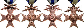Orden deutscher Länder Bayern
Militär-Denkzeichen für Offiziere und Mannschaften Verliehen 1913-1918. Militärverdienstkreuz mit Schwertern 3. Klasse ...