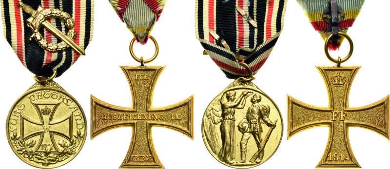 Orden deutscher Länder Mecklenburg-Schwerin
Militärverdienstkreuz 2. Klasse Ver...