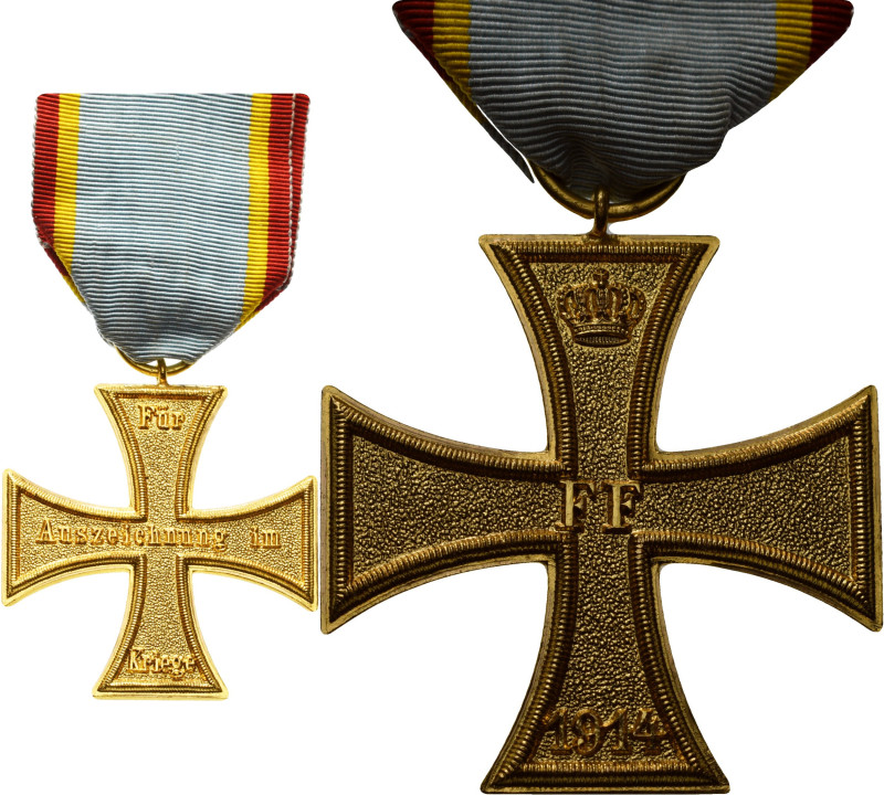 Orden deutscher Länder Mecklenburg-Schwerin
Militärverdienstkreuz 2. Klasse Ver...