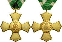 Orden deutscher Länder Sachsen
Allgemeines Ehrenkreuz Verliehen 1876-1918. Bronze, vergoldet. 39,0 x 39, 0 mm, 16,24 g Nimmergut 3061 OEK 2221 Vorzüg...