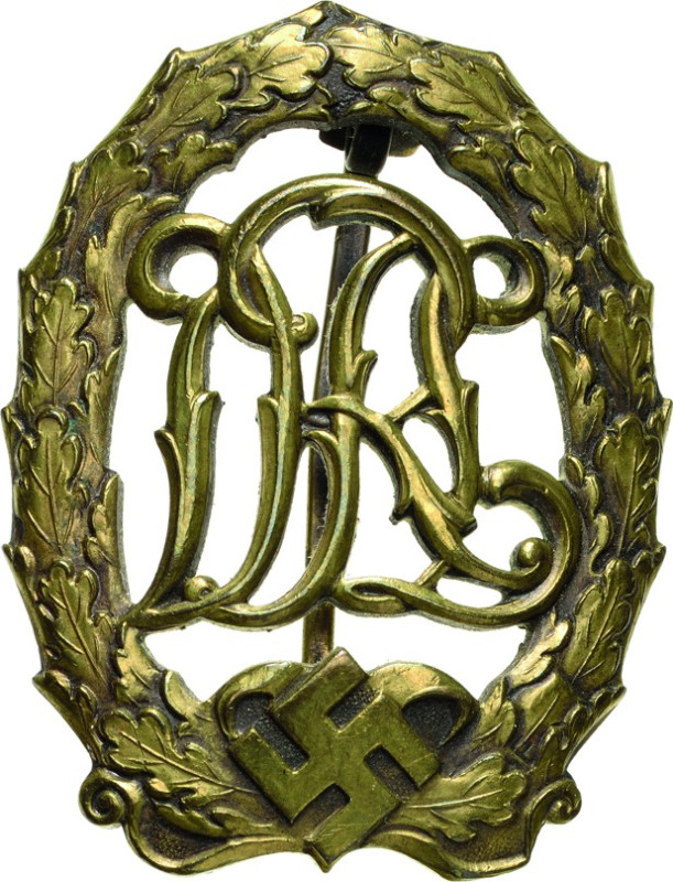 Orden des Dritten Reiches
Reichssportabzeichen Verliehen 1935/1944. Bronze getö...