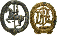 Orden des Dritten Reiches
Deutsches Reiterabzeichen 3. Klasse in Bronze Verliehen 1930/1945. Bronze, 52,0 x 41,0 mm, 15,81 g. Hersteller L. Chr. Laue...