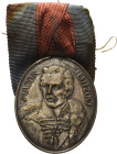 Regimente
Preußen Versilberte Bronzemedaille 1913. Erinnerungsmedaille "Major von Lützow 1813-1913" an die 100-Jahrfeier des Thüringischen Ulanen Reg...