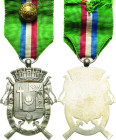 Ausländische Orden und Ehrenzeichen Frankreich
Medaille der Zivilgesellschaft der Algerischen Schützen Verliehen 1867. Am Band. Buntmetall, versilber...