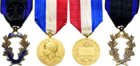 Ausländische Orden und Ehrenzeichen Frankreich
Medaille des Ministeriums der Marine "DEVOUEMENT ÉPIDÉMIE" am Band, Buntmetall, vergoldet, Durchmesser...