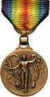 Ausländische Orden und Ehrenzeichen Griechenland
Siegesmedaille 1914-1918 Gestiftet 1920. Am Band. Bronze, 63 x 36,5 mm, 22,08 g Barac 46 Vorzüglich...