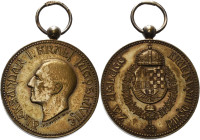 Ausländische Orden und Ehrenzeichen Jugoslawien
Medaille "Für Verdienste um das Königshaus" in Silber o.J. Ohne Band. Buntmetall versilbert, 32 mm, 2...