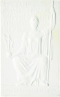 Akademien, Schulen, Universitäten
 Einseitige weiße Porzellanplakette 1961. 575 Jahre Universität Heidelberg. Minerva thront von vorn. 113 x 70 mm Vo...