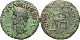 Kaiserzeit
Augustus 27 v. Chr.-14 n. Chr Dupondius 41/50, Rom Konsekrationsprägung. Kopf nach links zwischen SC, DIVVS AVGVSTVS / Livia sitzt nach li...