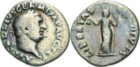 Kaiserzeit
Vitellius 69 Denar 69, Rom Kopf mit Lorbeerkranz nach rechts, A VITELLIVS GERM IMP AVG TR P / Libertas steht nach rechts, LIBERTAS RESTITV...