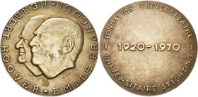 Belgien-Medaillen
 Versilberte Bronzemedaille 1970 (W. Kreitz) Zum 50 jährigen Bestehen der Foundationgründung der Hoover-Francqui-Gesellschaft in Be...
