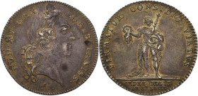 Frankreich-Medaillen und Marken
 Silberjeton o.J. Ordre de Saint Louis. Kopf Ludwigs XV. nach rechts / Hl. Ludwig steht von vorn. 30 mm, 9,65 g Feuar...