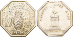 Frankreich-Medaillen und Marken
 Achteckiger Silberjeton o.J. (1780). Erzbistum Rouen. Wappen / Altar, EXCUBAT ANTE ARAS (= Er hält die Vigilien vor ...