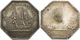 Frankreich-Medaillen und Marken
 Achteckiger Silberjeton 1802. Versicherungsgesellschaft von Havre. Dreimaster, NAUTOE SPES ET SALUS (= Der Seeleute ...