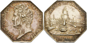 Frankreich-Medaillen und Marken
 Achteckiger Silberjeton o.J. (Tiolier) Wirtschaftskammer von Havre de Grace. Kopf von Louis Philippe nach links / Ha...