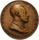 Habsburg
Karl V. 1519-1558 Einseitige Specksteinmedaille 1531 Auf Wylhelm Lutz. Brustbild nach rechts. 46,4 mm, 26,5 g Habich - Seltenes und interess...