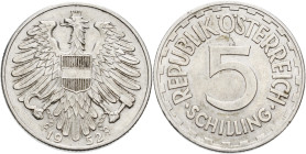 Österreich
 5 Schilling 1952. Jaeger 457 Vorzüglich+