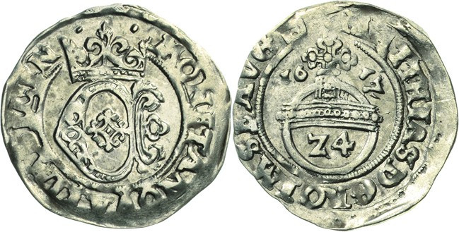 Einbeck
 1/24 Taler (Groschen) 1617. Mit Titel Matthias Buck 63 e/f Vorzüglich-...