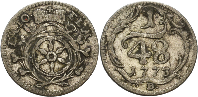 Erfurt, Münzstätte der Erzbischöfe von Mainz
Emmerich Joseph von Breidbach 1763...
