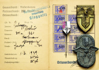 Medaillen und Abzeichen
 Tragbares Kolonialabzeichen 1938 (Lauer) Reichskolonialtagung des Reichskolonialbundes in Bremen. 40 x 25,8 mm, 4,41 g. Rv. ...