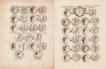 Antike Numismatik
Sammlung von Kupferstichen Unterschiedliche einzelne Tafelblätter zur antiken und orientalischen Münzkunde entnommen aus der Num. Z...