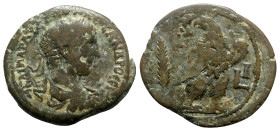 Severus Alexander (222-235). Egypt, Alexandria. Æ Drachm (35.5mm, 21.51g, 12h), year 10 (AD 230/1). Laureate, draped and cuirassed bust r. R/ Eagle st...