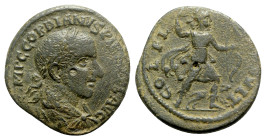 Gordian III (238-244). Thrace, Deultum. Æ (23mm, 5.84g, 7h). IMP C GORDIANVS PIVS FEL AVG, Laureate, draped and cuirassed bust r. R/ COL FL [PAC DE]VL...
