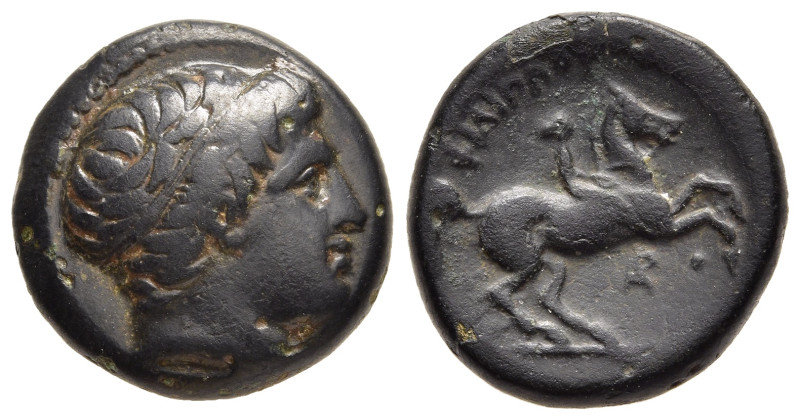 KINGS OF MACEDON. Philip II (359- 336 BC). Ae Unit. Uncertain mint in Macedon. 
...