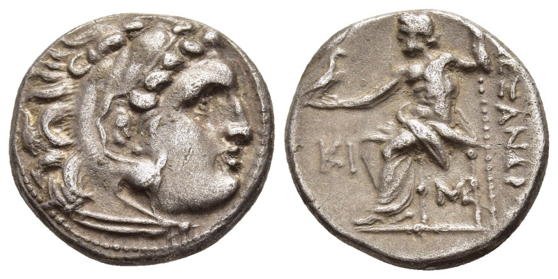 KINGS OF MACEDON. Alexander III 'the Great' (336-323 BC). Drachm. Lampsakos. 

O...